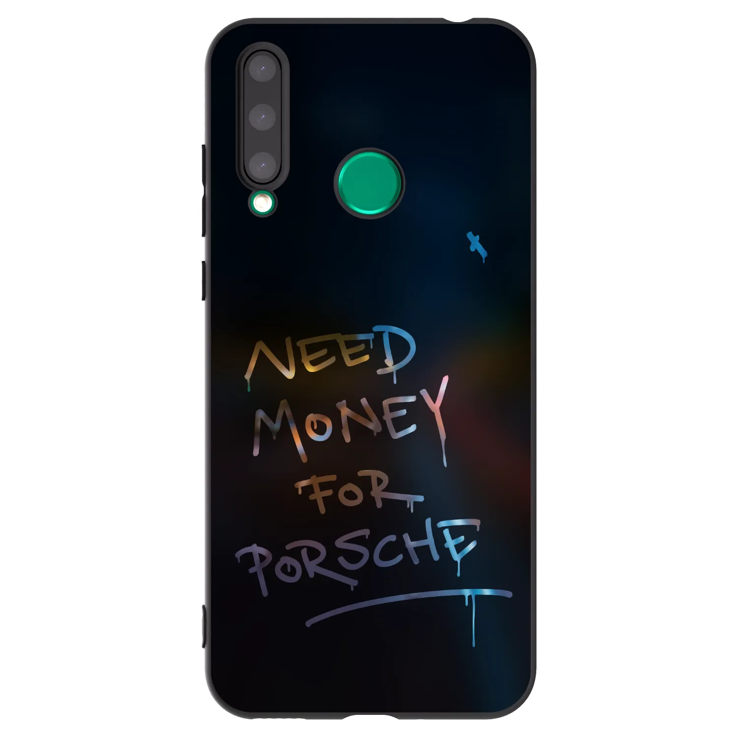 Picasee husă neagră din silicon pentru Honor 20 Lite - Neon Nights