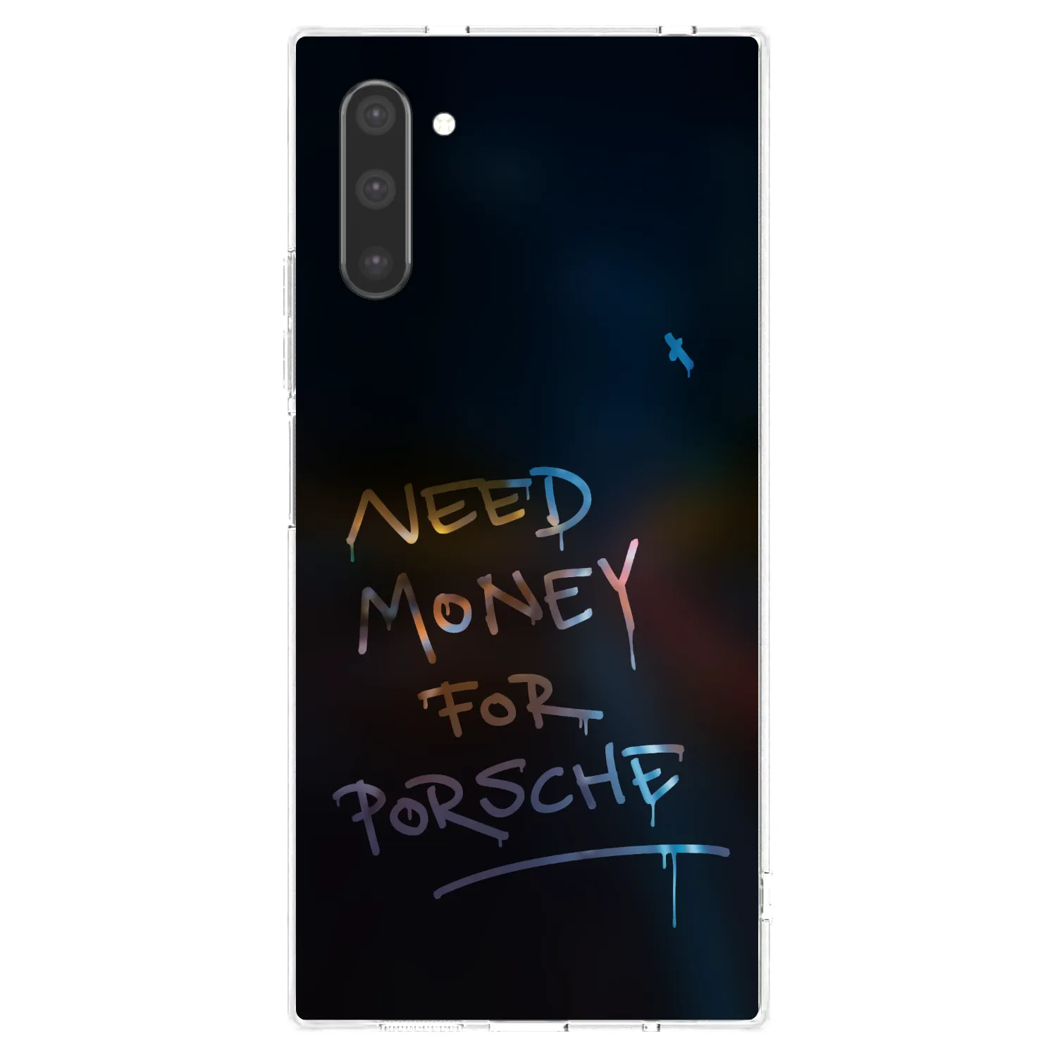 Picasee husă transparentă din silicon pentru Samsung Galaxy Note 10 N970F - Neon Nights