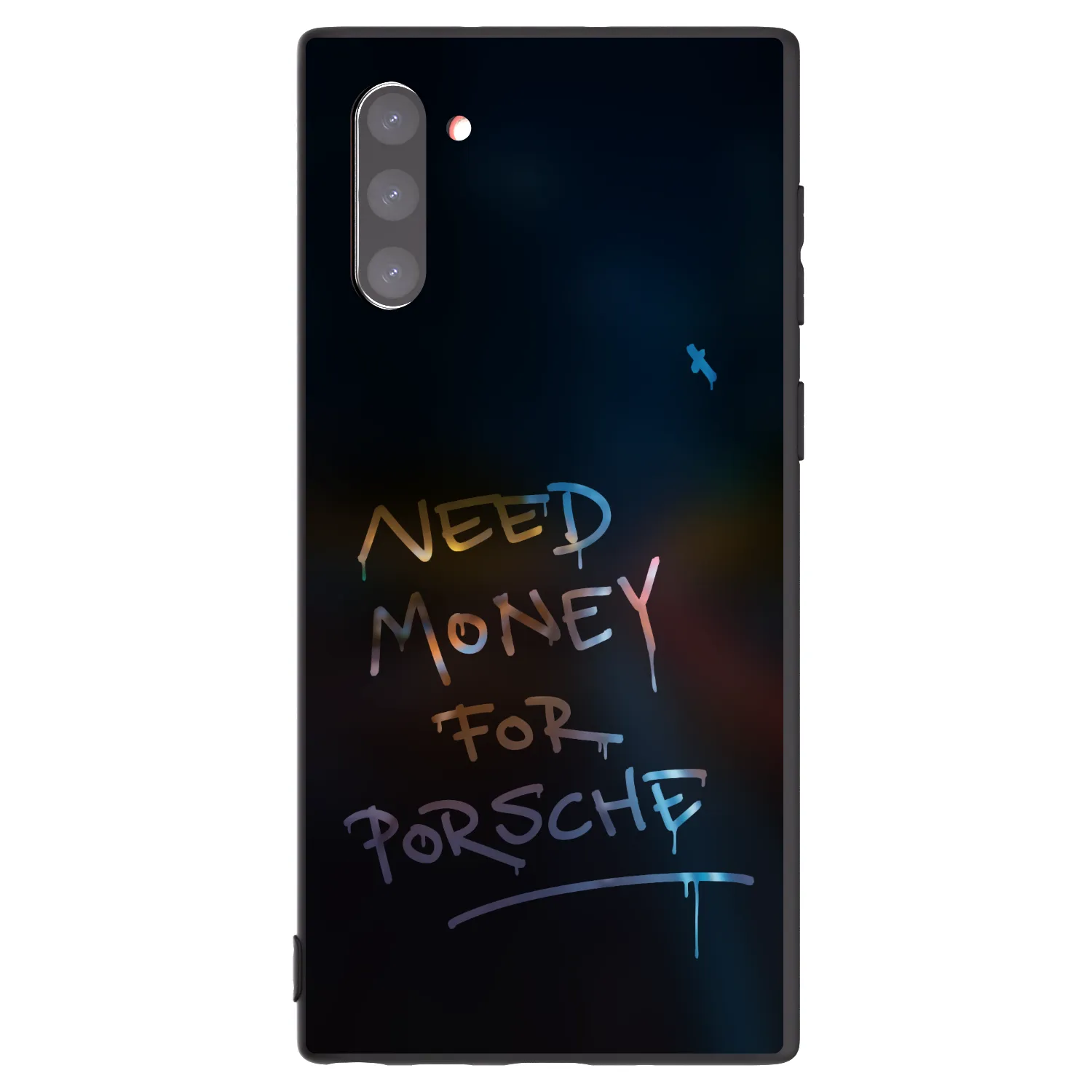 Picasee husă neagră din silicon pentru Samsung Galaxy Note 10 N970F - Neon Nights