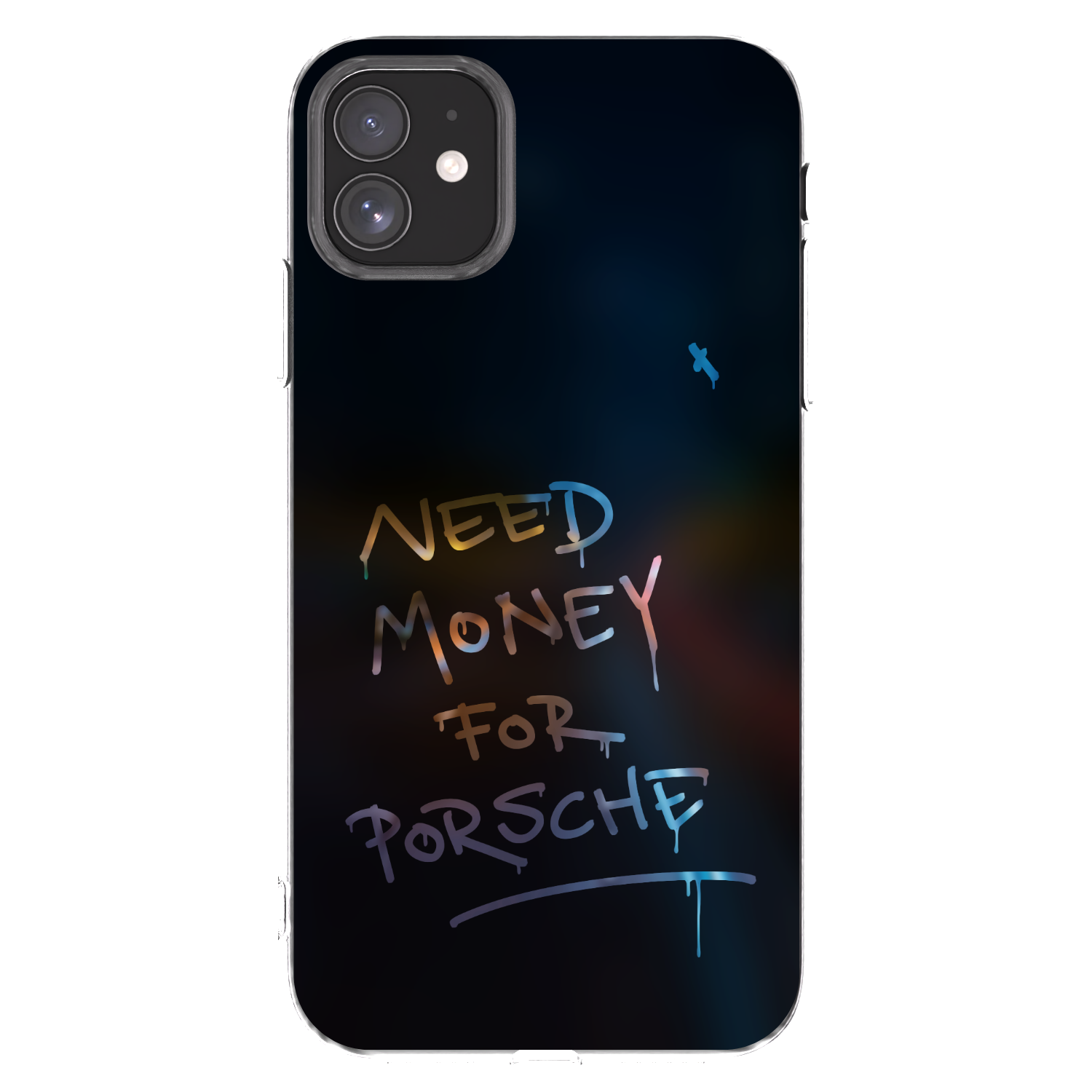 Picasee husă transparentă din silicon pentru Apple iPhone 11 - Neon Nights