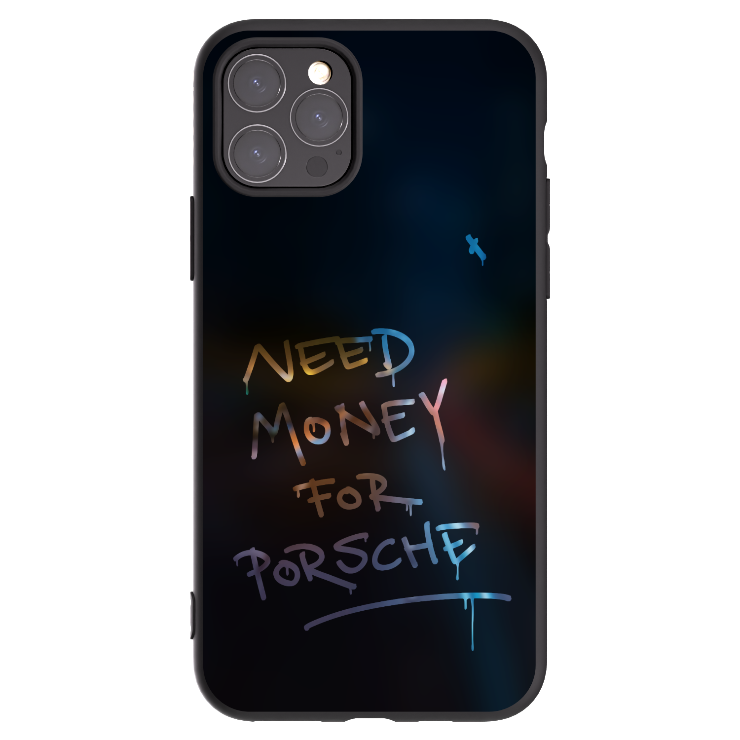 Picasee husă neagră din silicon pentru Apple iPhone 11 Pro - Neon Nights