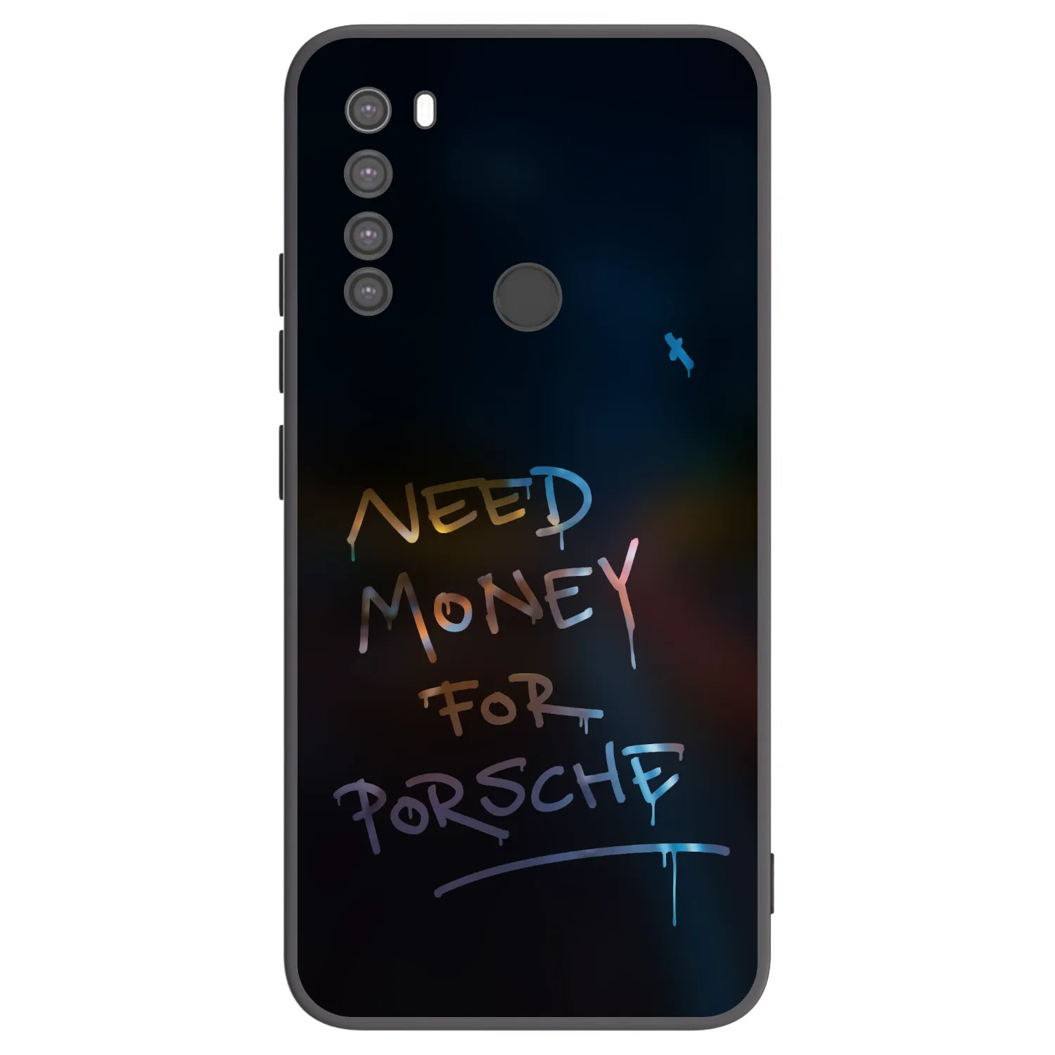 Picasee husă neagră din silicon pentru Xiaomi Redmi Note 8 - Neon Nights