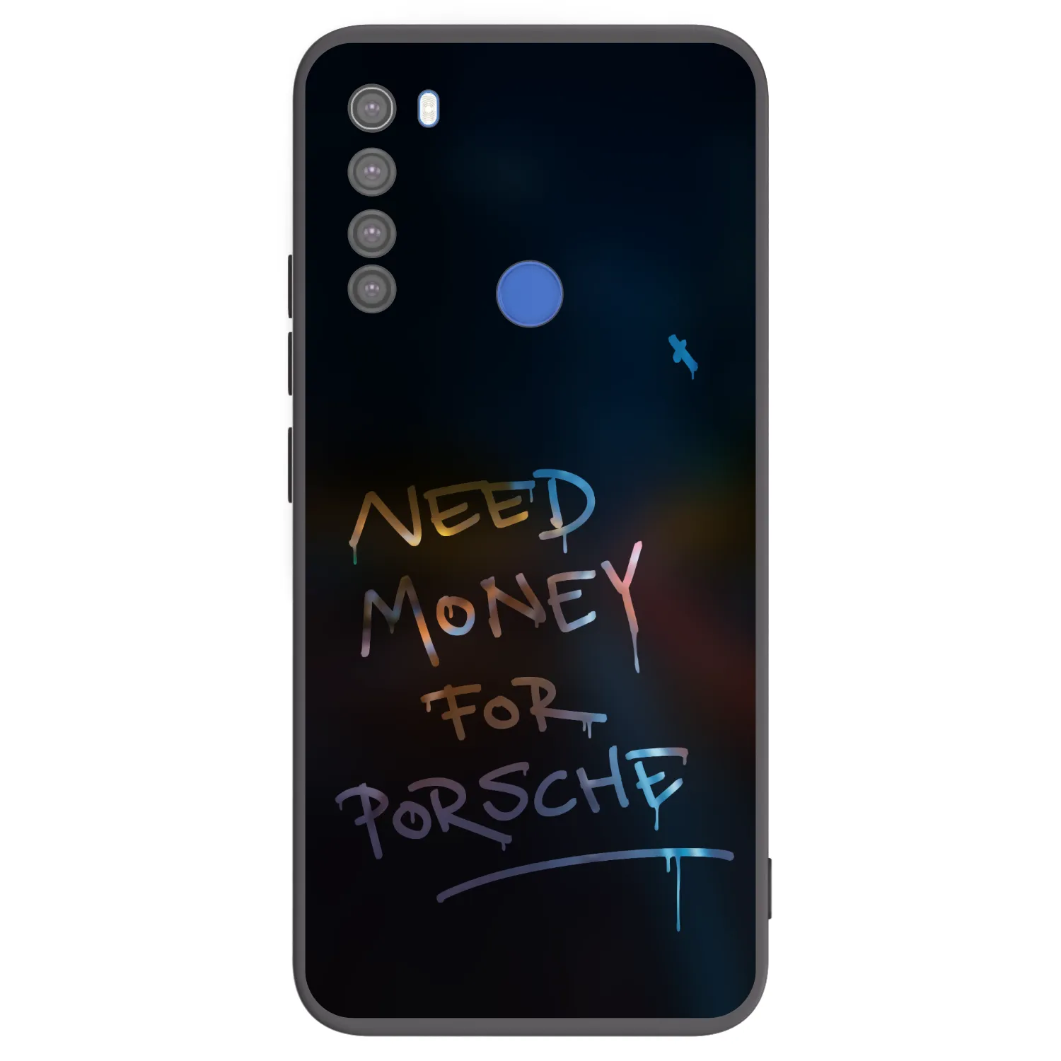 Picasee husă neagră din silicon pentru Xiaomi Redmi Note 8T - Neon Nights