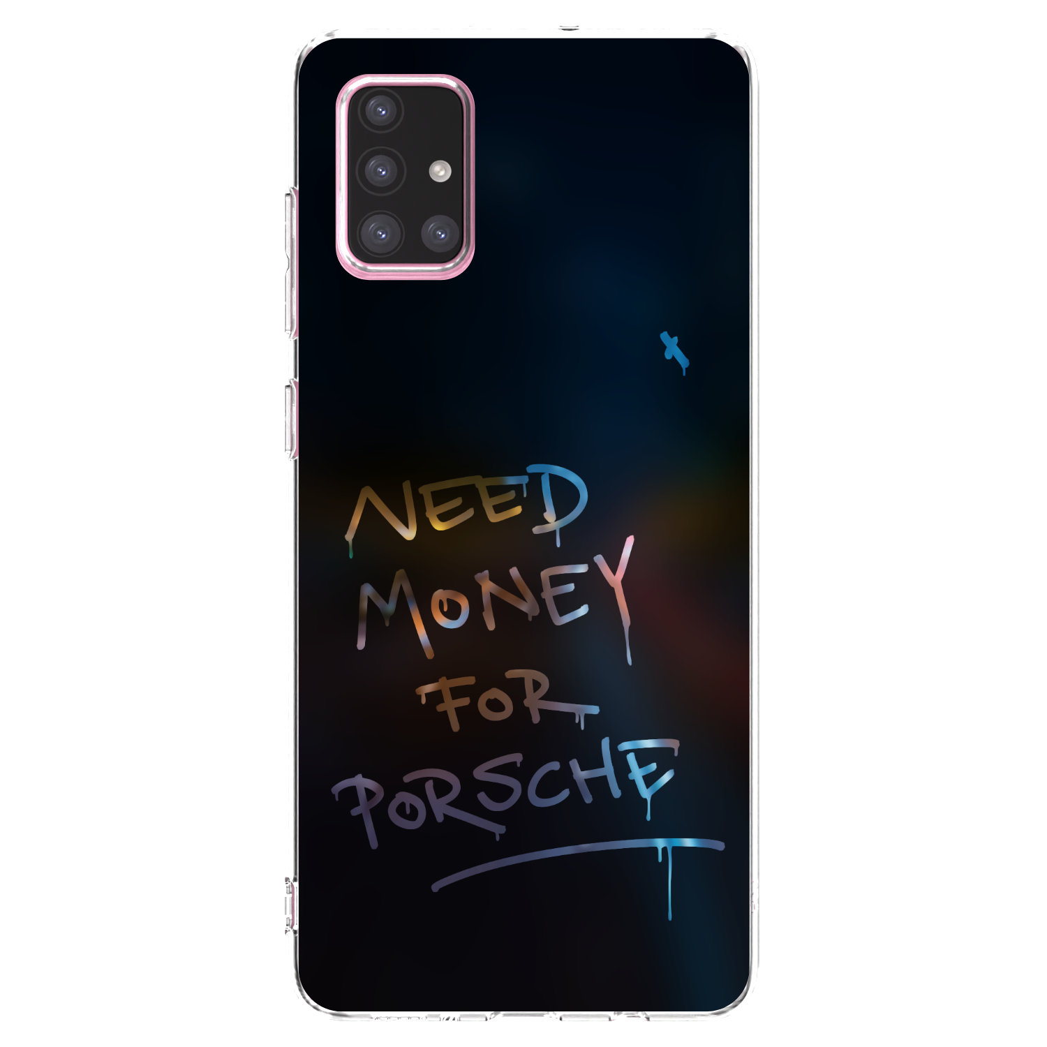 Picasee husă transparentă din silicon pentru Samsung Galaxy A71 A715F - Neon Nights