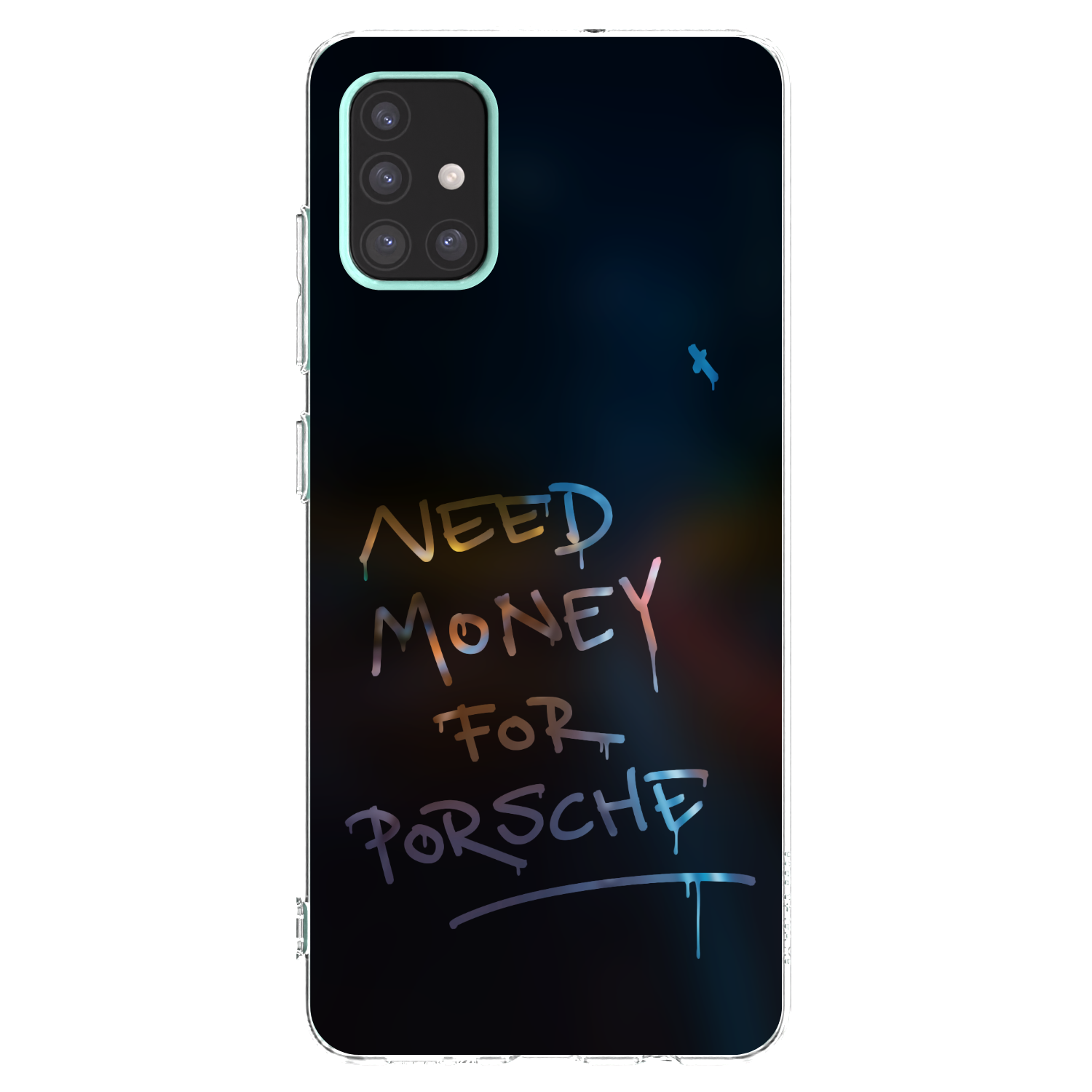 Picasee husă transparentă din silicon pentru Samsung Galaxy A51 A515F - Neon Nights