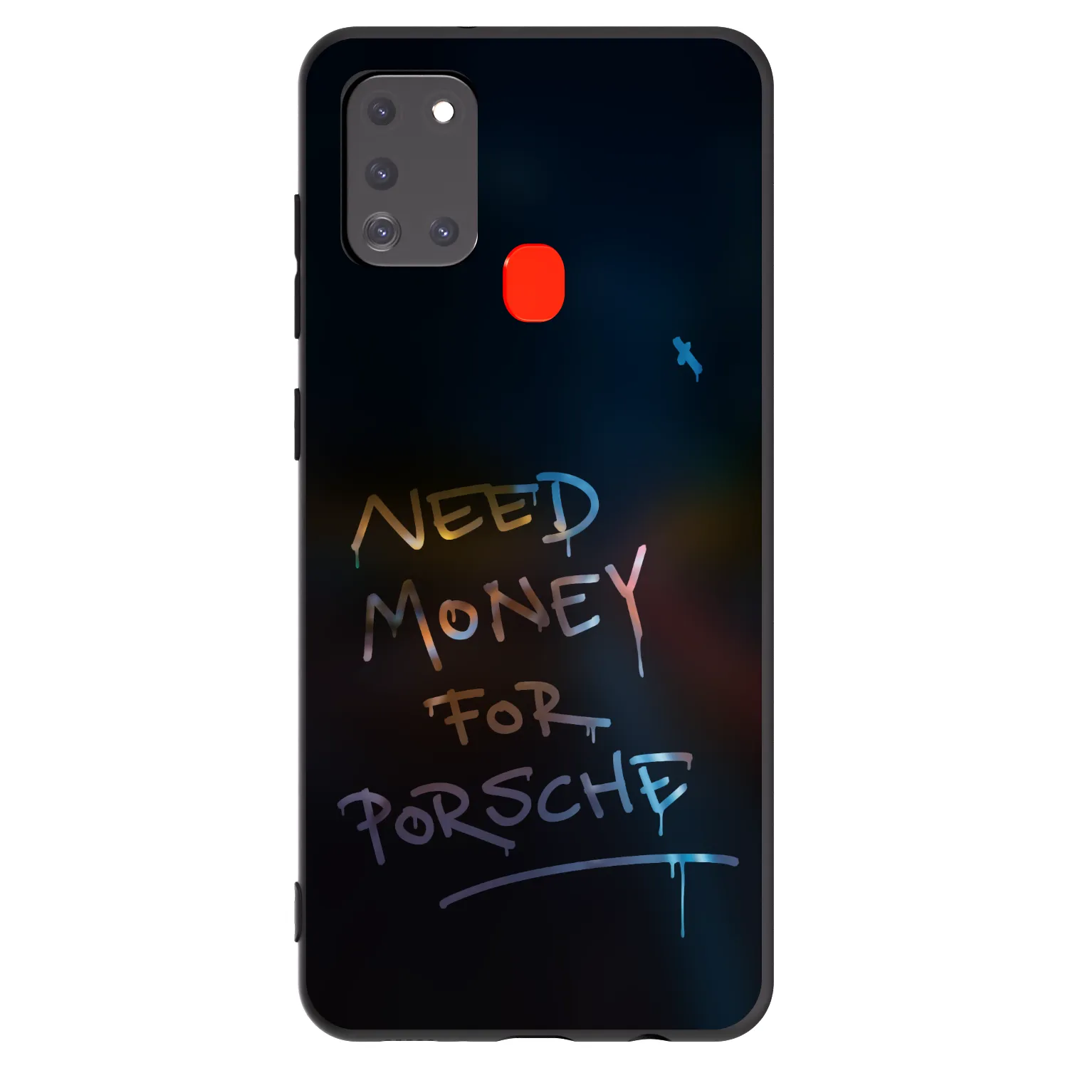 Picasee husă neagră din silicon pentru Samsung Galaxy A21s - Neon Nights