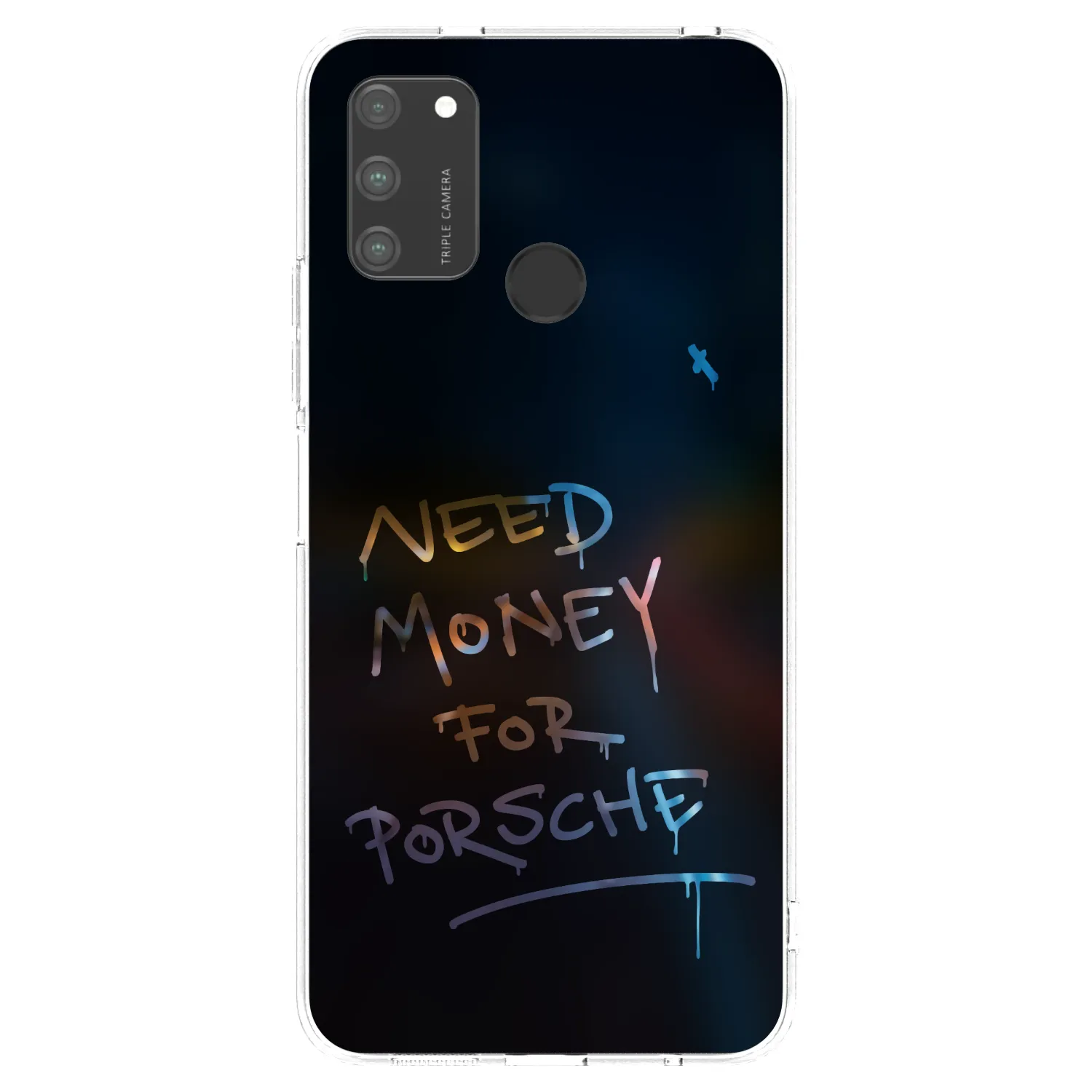 Picasee husă transparentă din silicon pentru Honor 9A - Neon Nights
