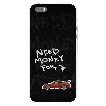 Picasee husă transparentă din silicon pentru Apple iPhone 5/5S/SE - Track Mode