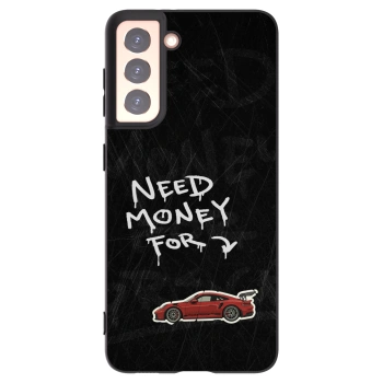 Picasee husă neagră din silicon pentru Samsung Galaxy S21 5G G991B - Track Mode