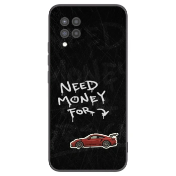 Picasee husă neagră din silicon pentru Samsung Galaxy A42 A426B - Track Mode