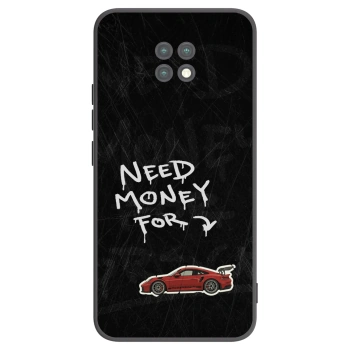 Picasee husă neagră din silicon pentru Xiaomi Redmi Note 9T - Track Mode