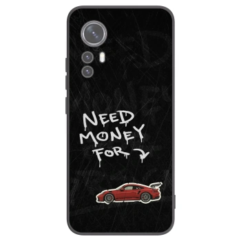 Picasee husă neagră din silicon pentru Xiaomi 12X - Track Mode