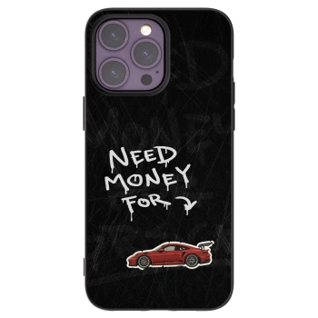 Picasee husă neagră din silicon pentru Apple iPhone 14 Pro Max - Track Mode