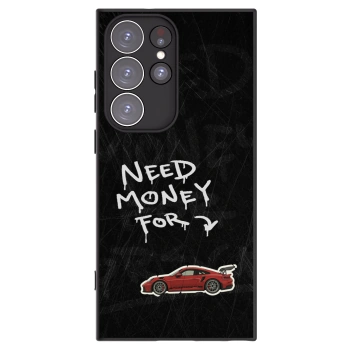 Picasee husă neagră din silicon pentru Samsung Galaxy S23 Ultra 5G - Track Mode