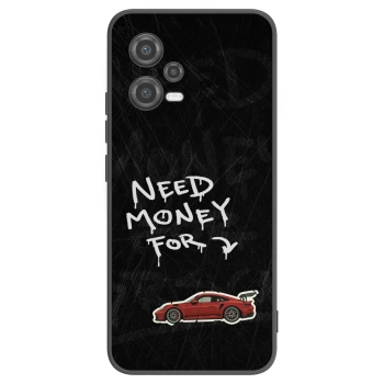 Picasee husă neagră din silicon pentru Xiaomi Poco X5 - Track Mode