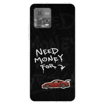 Picasee husă transparentă din silicon pentru Motorola Moto G72 - Track Mode
