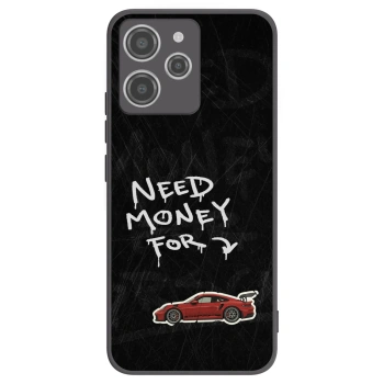 Picasee husă neagră din silicon pentru Xiaomi Redmi 12 4G - Track Mode