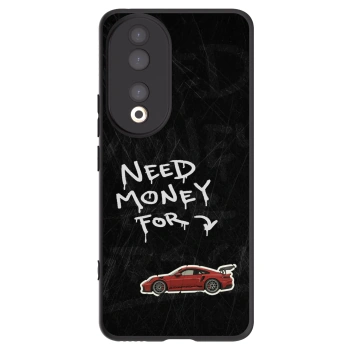 Picasee husă neagră din silicon pentru Honor 90 5G - Track Mode