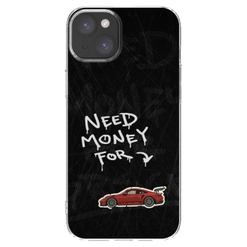 Picasee husă transparentă din silicon pentru Apple iPhone 15 Plus - Track Mode