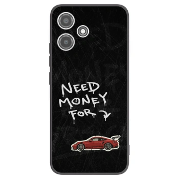 Picasee husă neagră din silicon pentru Xiaomi Redmi 12 5G - Track Mode