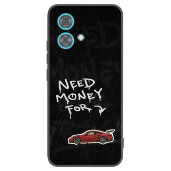 Picasee husă neagră din silicon pentru Motorola Edge 40 Neo - Track Mode