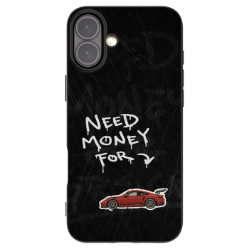 Picasee husă neagră din silicon pentru Apple iPhone 16 Plus - Track Mode