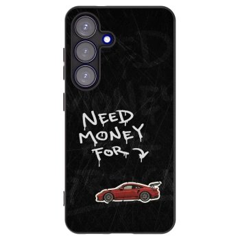 Picasee husă neagră din silicon pentru Samsung Galaxy S25 5G - Track Mode