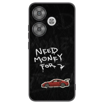 Picasee husă neagră din silicon pentru Xiaomi Poco F6 - Track Mode