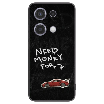 Picasee husă neagră din silicon pentru Xiaomi Redmi Note 14S - Track Mode