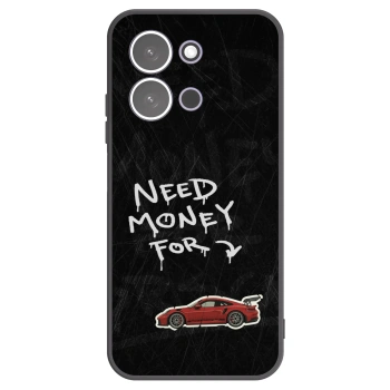 Picasee husă neagră din silicon pentru Xiaomi Redmi 15C 5G - Track Mode