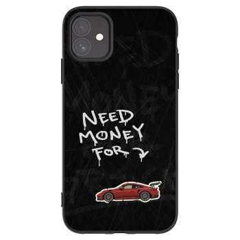 Picasee husă neagră din silicon pentru Apple iPhone 11 - Track Mode