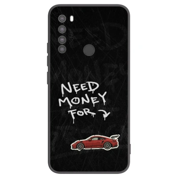 Picasee husă neagră din silicon pentru Xiaomi Redmi Note 8 - Track Mode