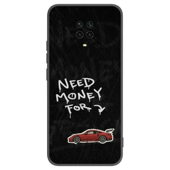 Picasee husă neagră din silicon pentru Xiaomi Redmi Note 9S - Track Mode