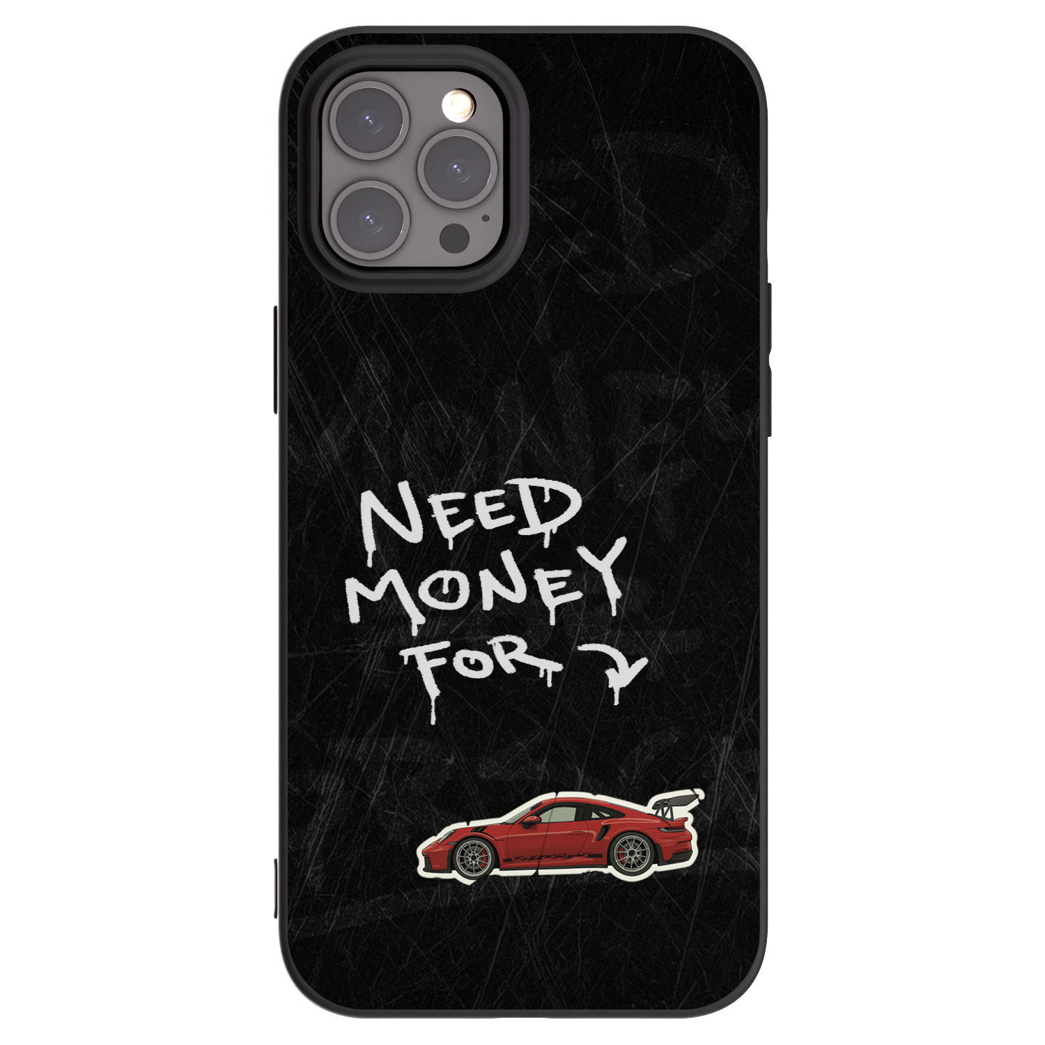 Picasee husă neagră din silicon pentru Apple iPhone 12 Pro Max - Track Mode