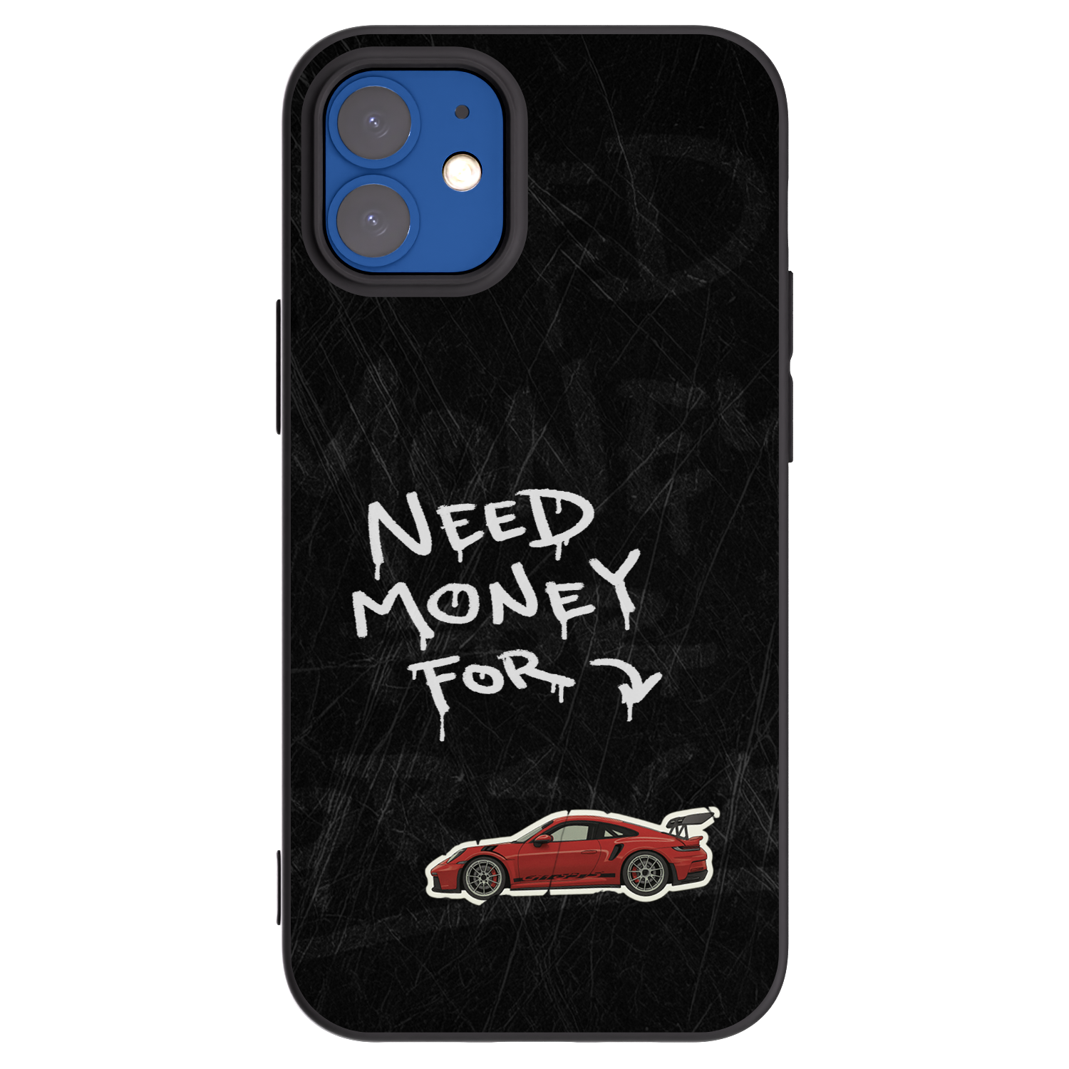 Picasee husă neagră din silicon pentru Apple iPhone 12 mini - Track Mode