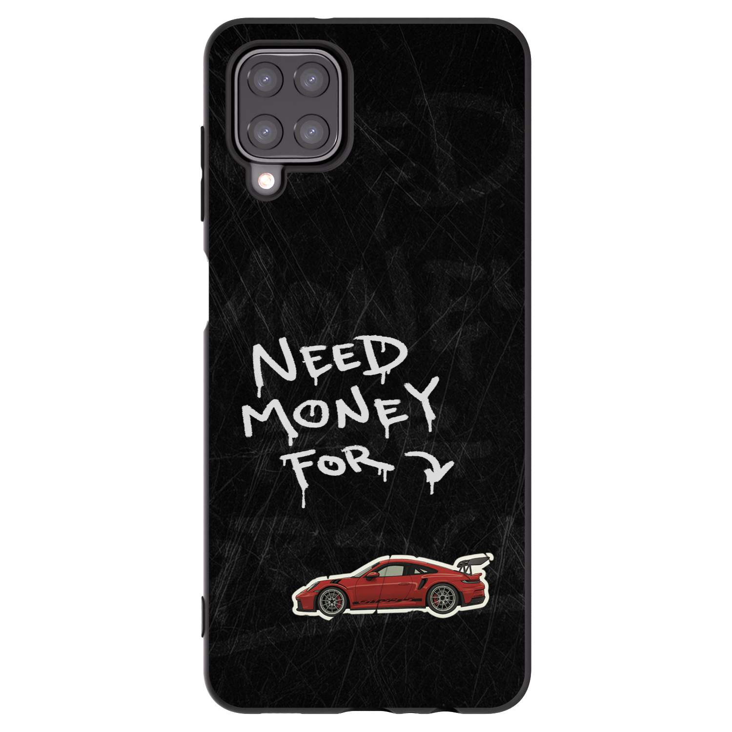 Picasee husă neagră din silicon pentru Samsung Galaxy A12 A125F - Track Mode