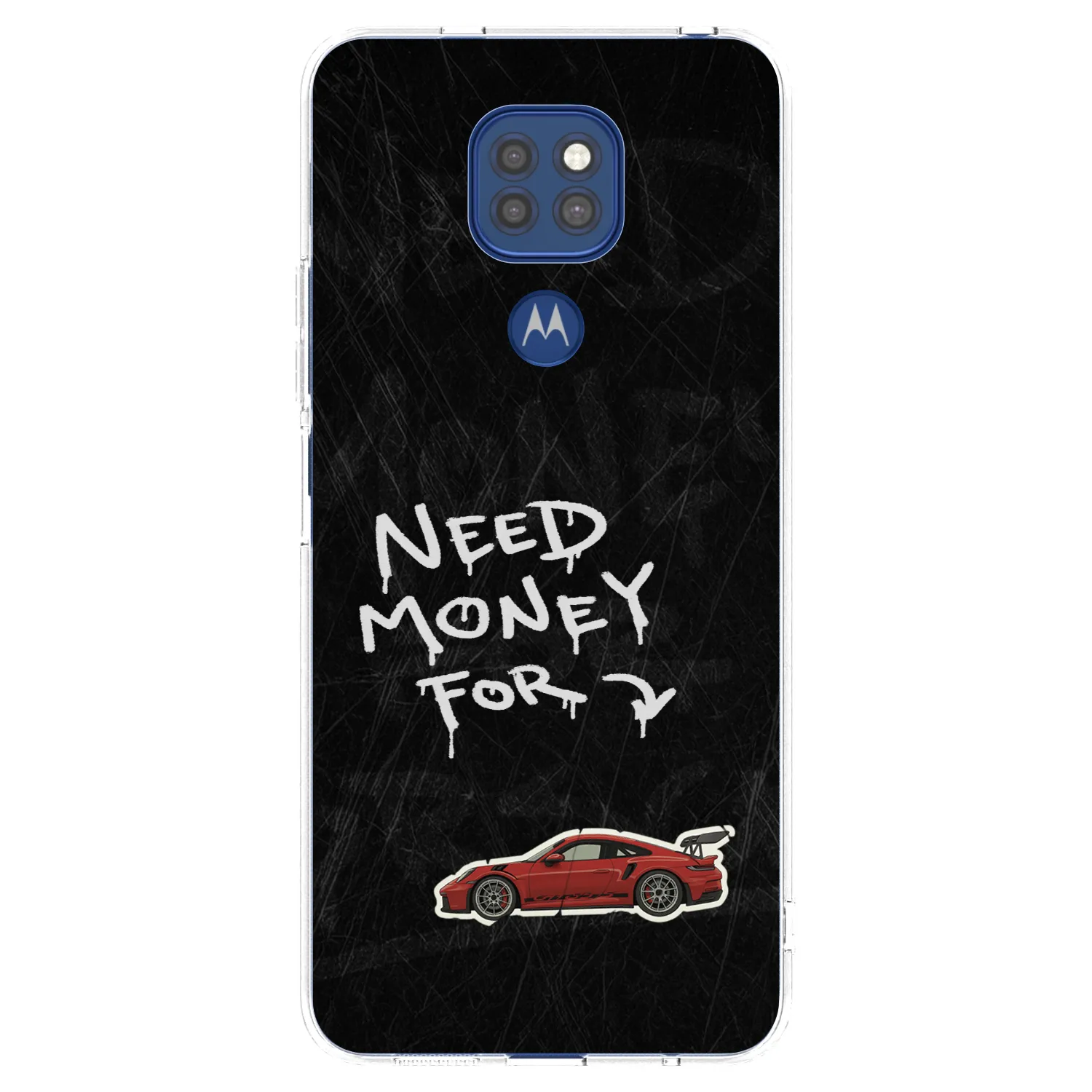 Picasee husă transparentă din silicon pentru Motorola Moto G9 Play - Track Mode