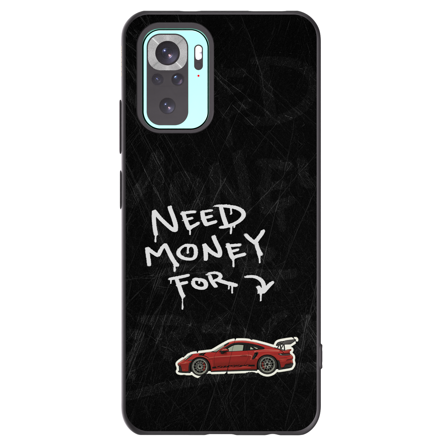 Picasee husă neagră din silicon pentru Xiaomi Redmi Note 10 Pro - Track Mode