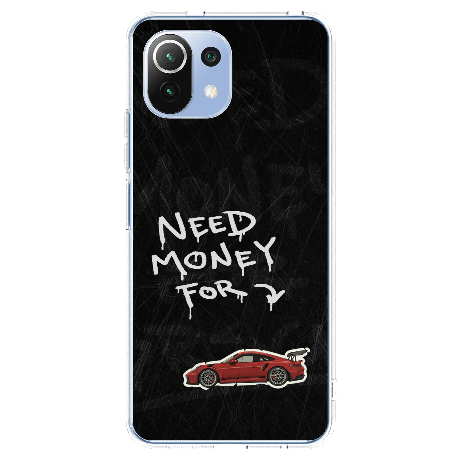 Picasee husă transparentă din silicon pentru Xiaomi Mi 11 Lite - Track Mode