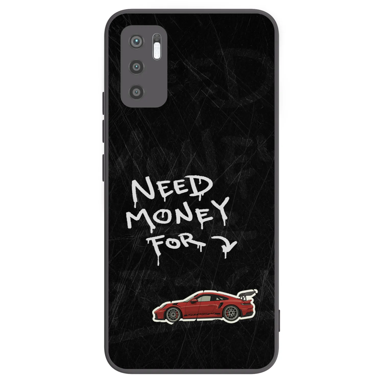 Picasee husă neagră din silicon pentru Xiaomi Redmi Note 10 5G - Track Mode