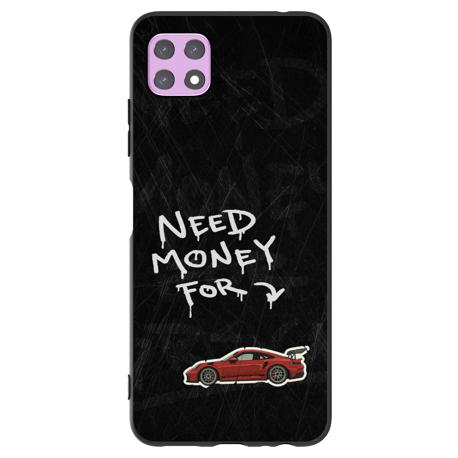 Picasee husă neagră din silicon pentru Samsung Galaxy A22 A226B 5G - Track Mode