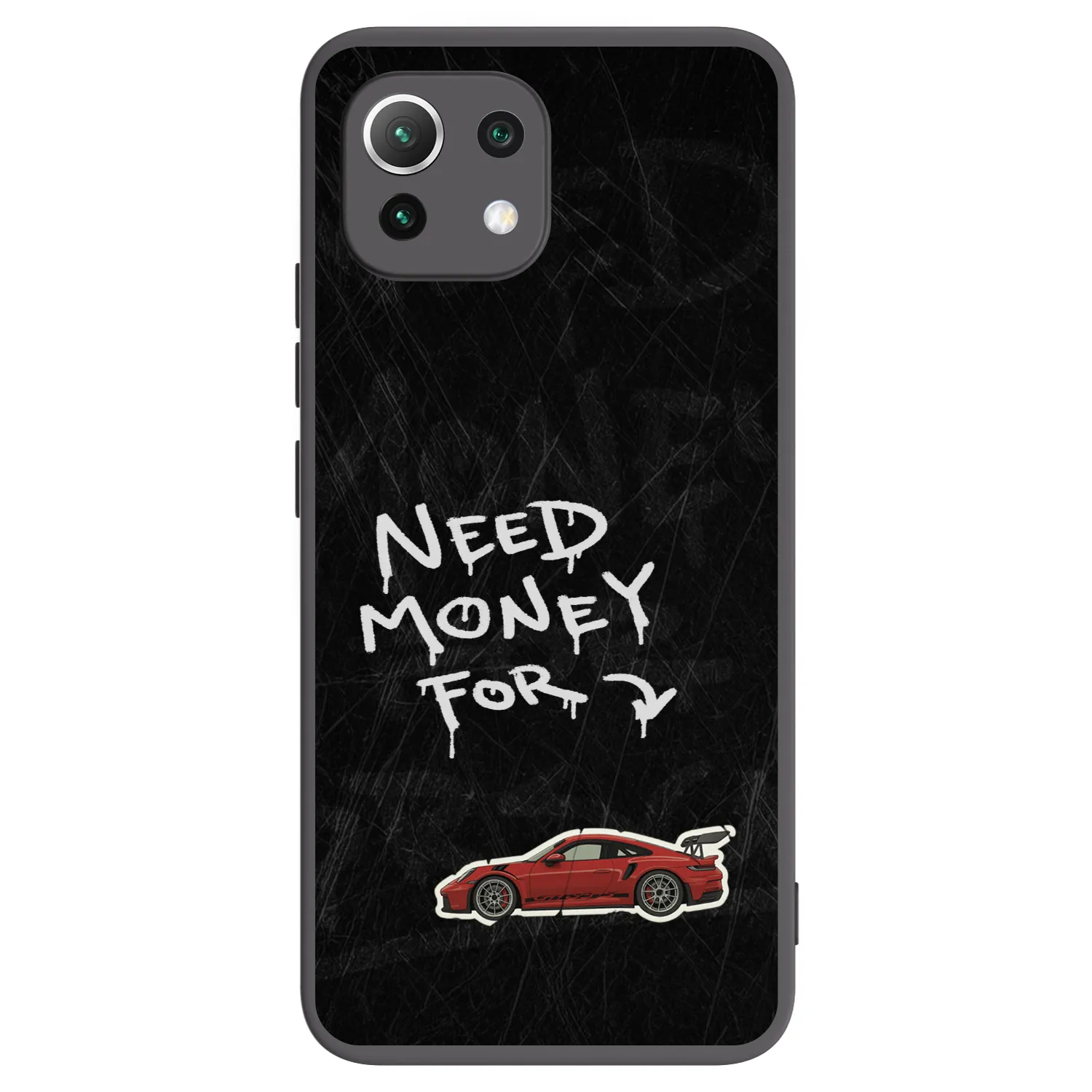 Picasee husă neagră din silicon pentru Xiaomi 11 Lite 5G NE - Track Mode