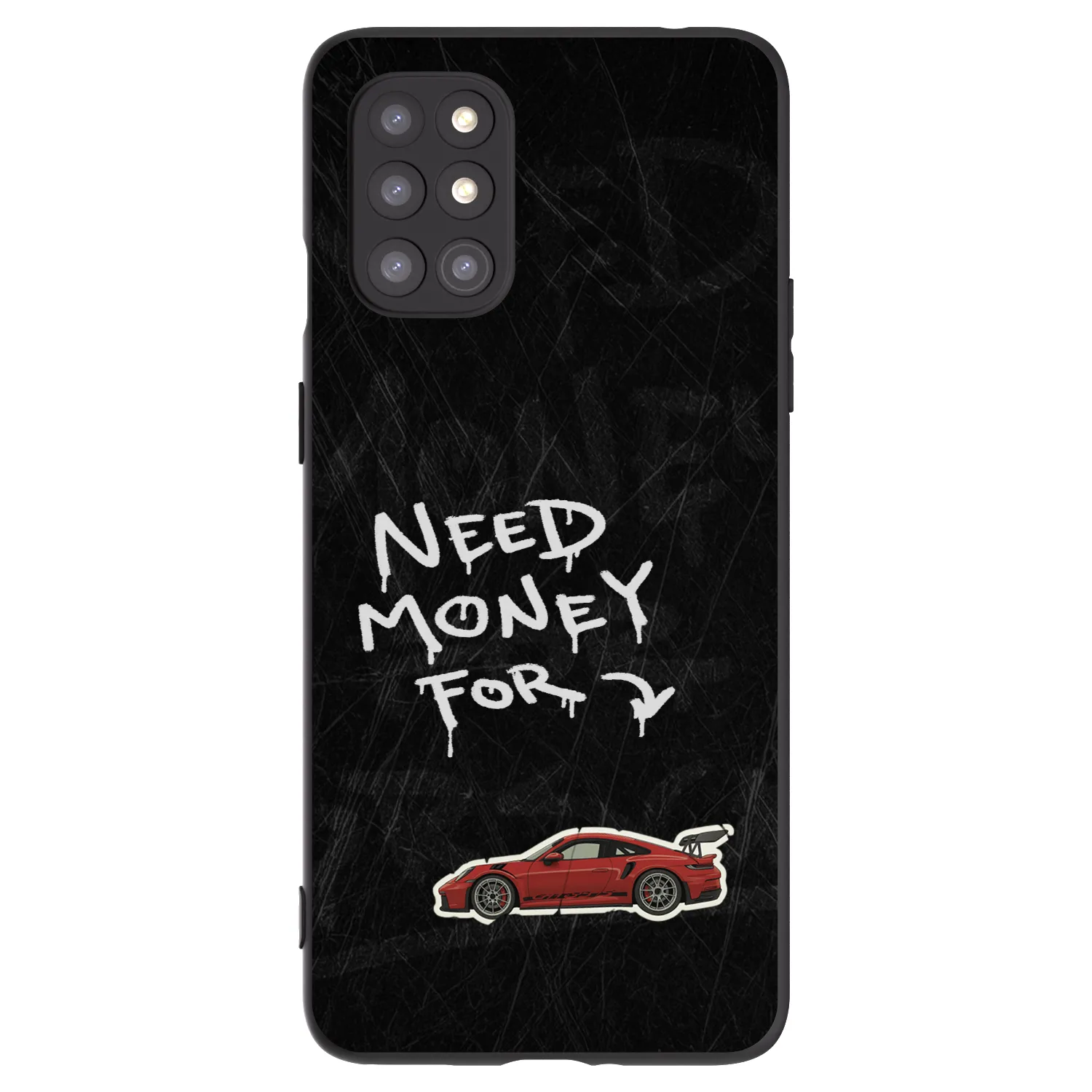 Picasee husă neagră din silicon pentru OnePlus 8T - Track Mode