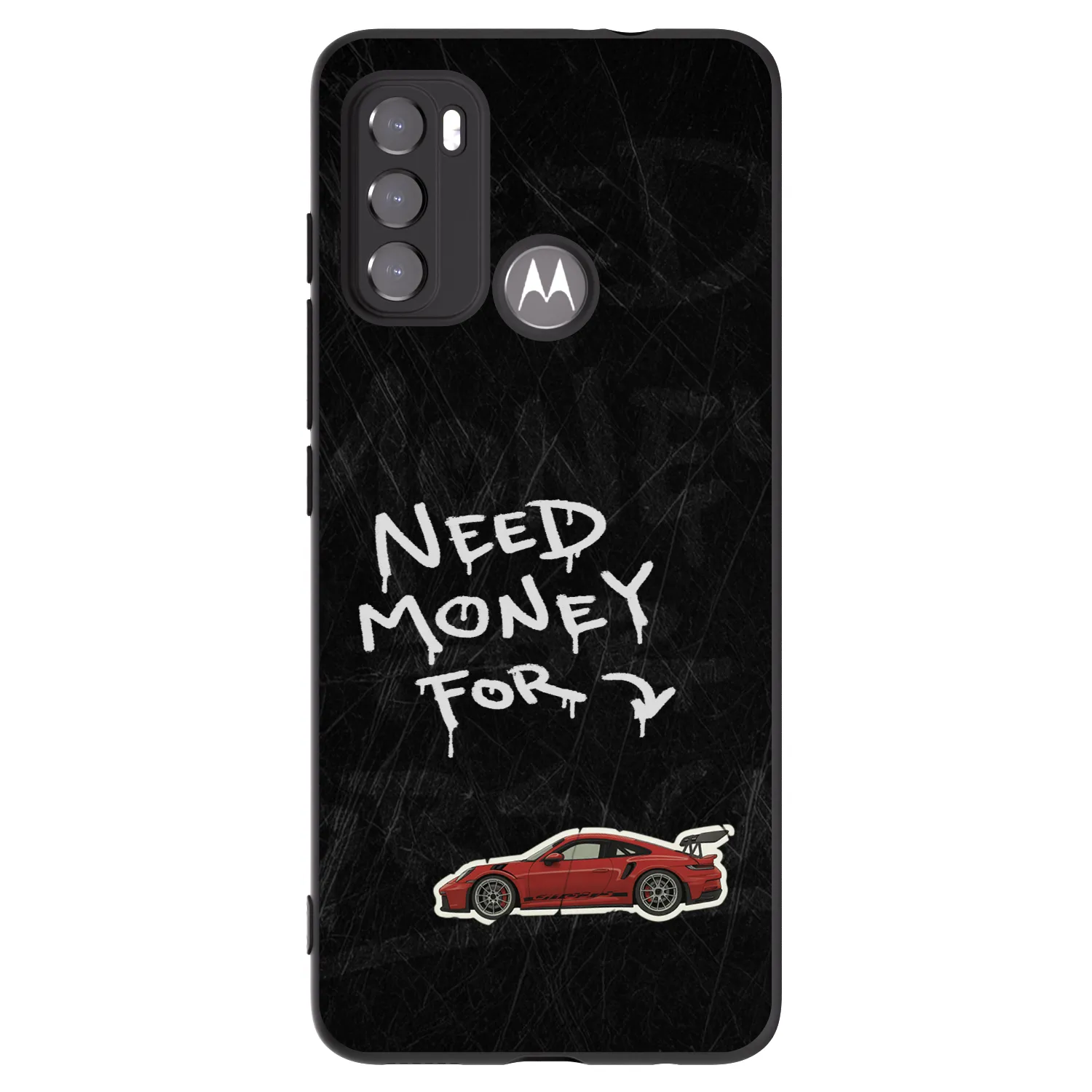 Picasee husă neagră din silicon pentru Motorola Moto G60 - Track Mode