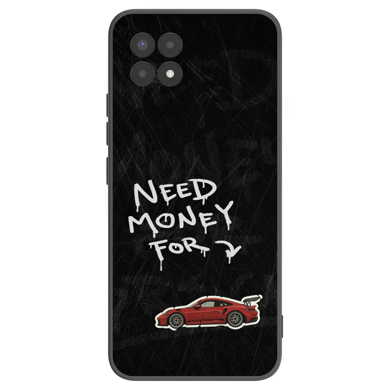 Picasee husă neagră din silicon pentru Realme 8i - Track Mode