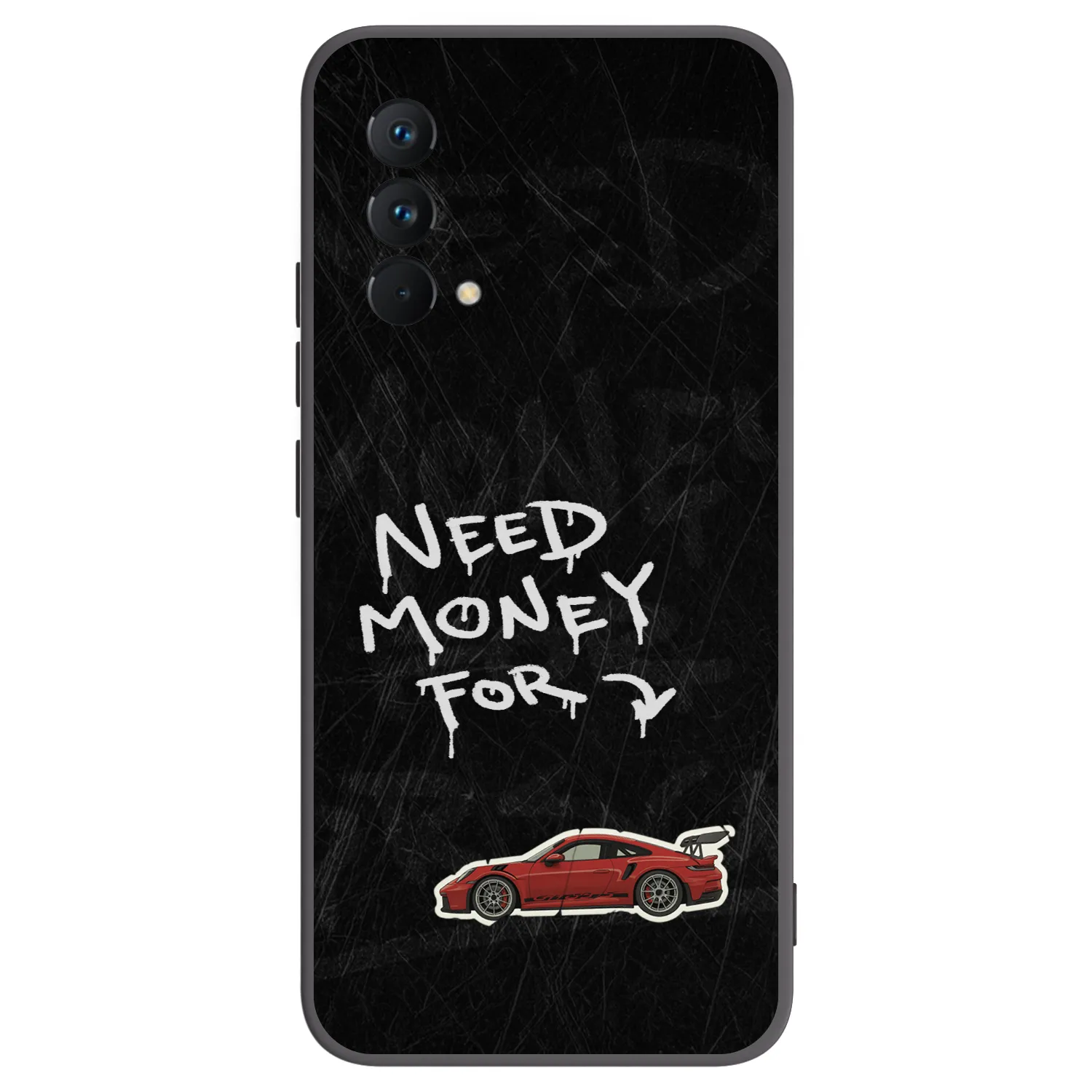 Picasee husă neagră din silicon pentru Realme GT Master Edition 5G - Track Mode