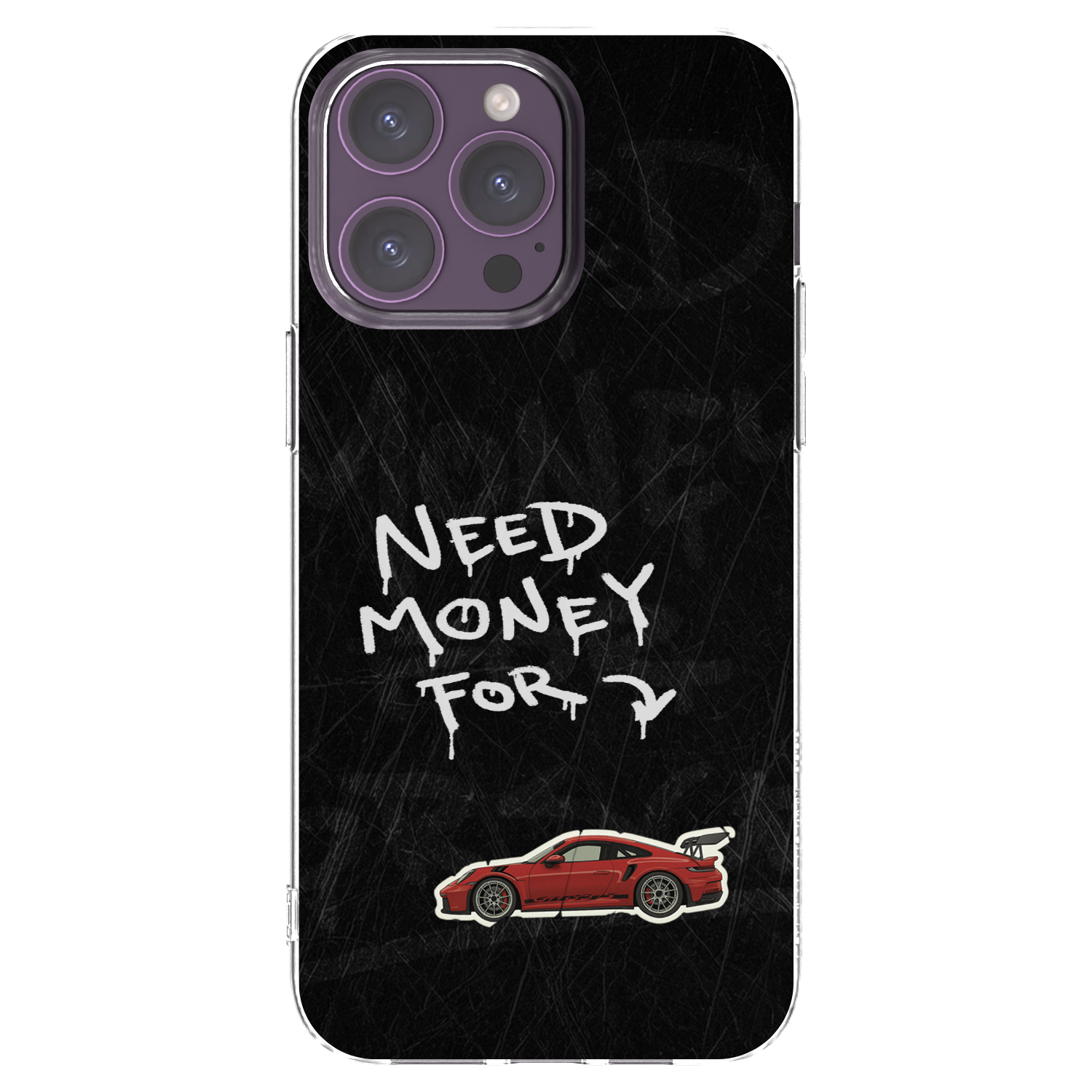 Picasee husă transparentă din silicon pentru Apple iPhone 14 Pro Max - Track Mode