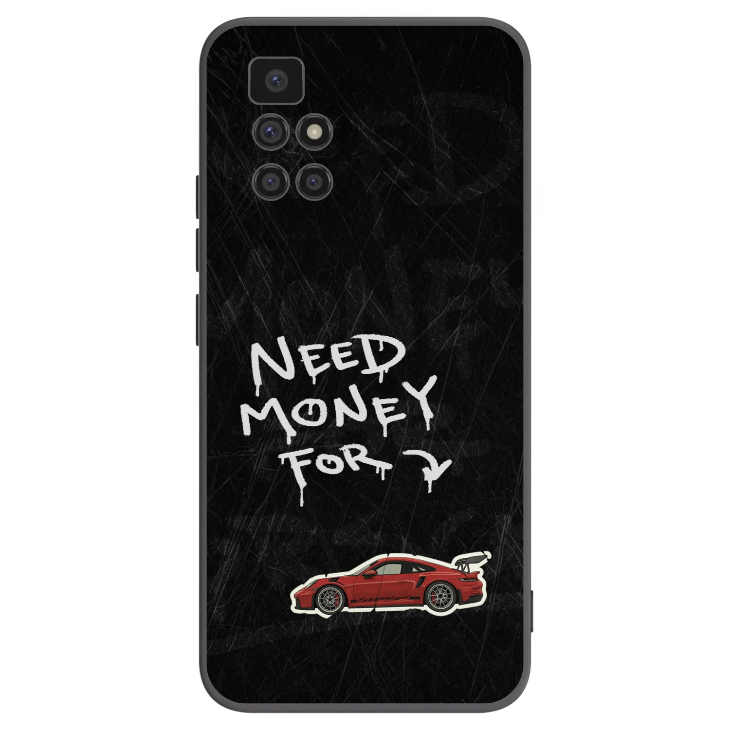 Picasee husă neagră din silicon pentru Xiaomi Redmi 10 (2022) - Track Mode