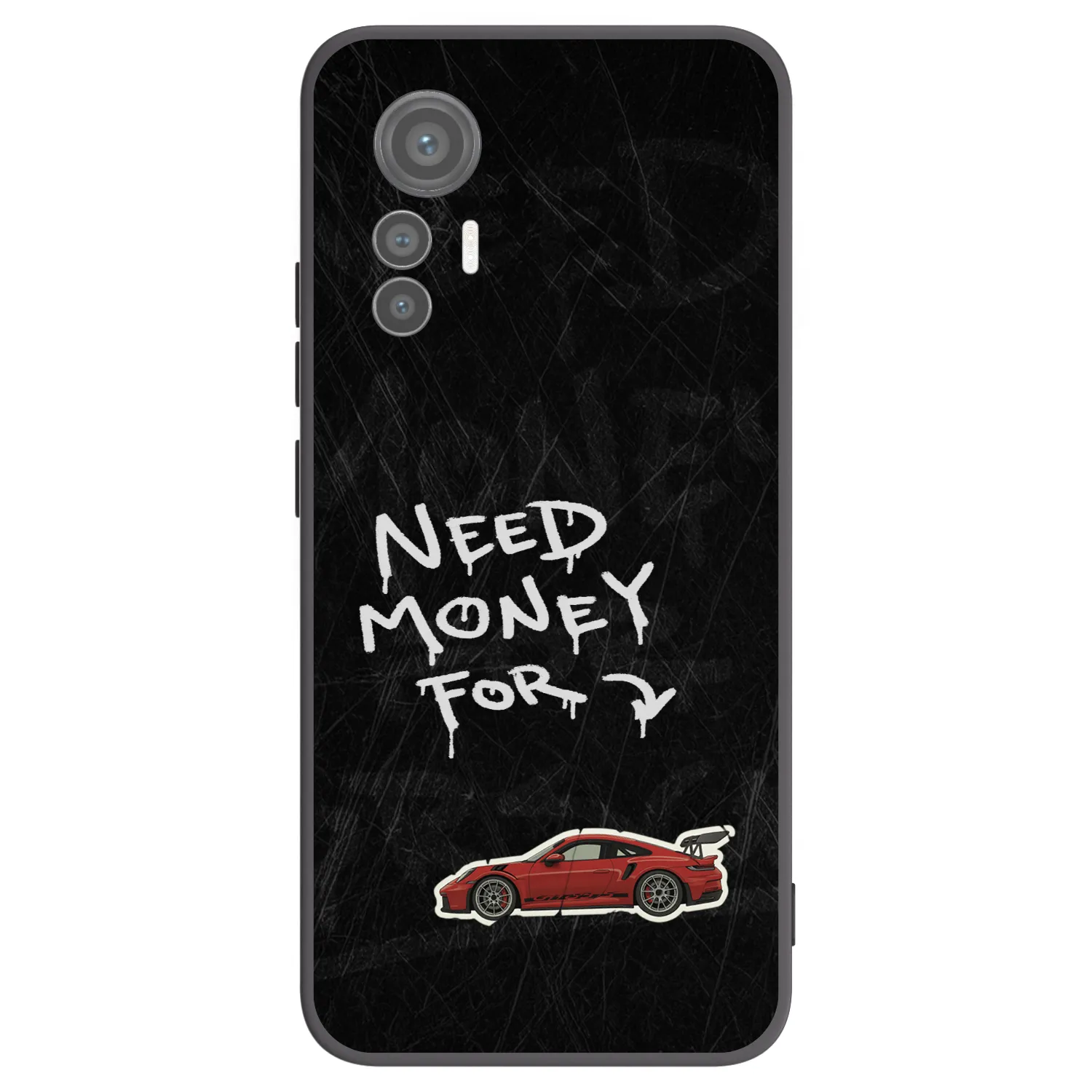 Picasee husă neagră din silicon pentru Xiaomi 12 Lite - Track Mode