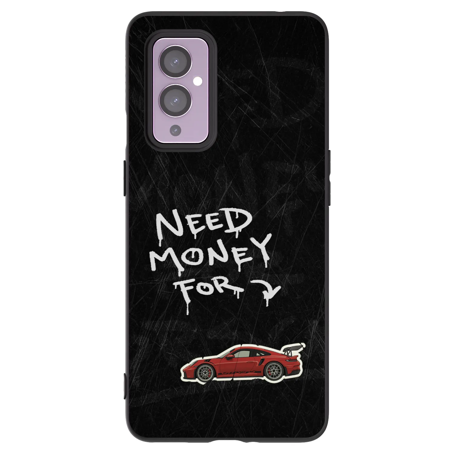 Picasee husă neagră din silicon pentru OnePlus 9 - Track Mode